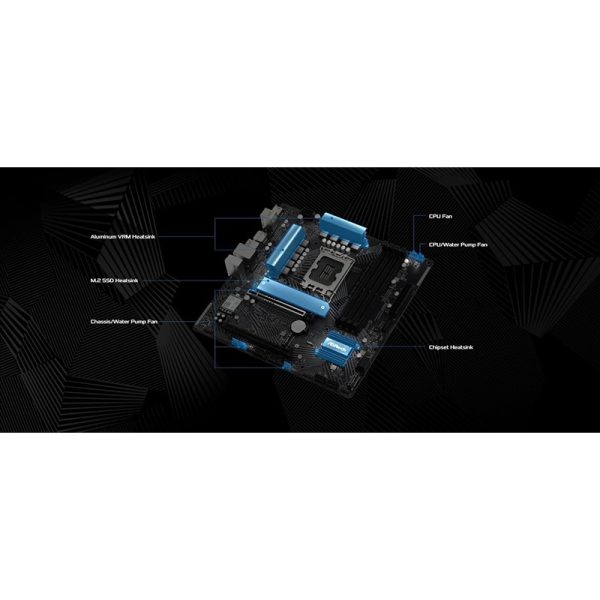 ASRock B760M PG Lightning WiFi Micro ATX Motherboard – LGA 1700, DDR5, PCIe 5.0, M.2, Wi-Fi – Supports 12th, 13th & 14th Gen Intel Core - Image 3