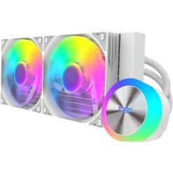 Darkflash DG240 240mm ARGB AIO Liquid CPU Cooler – Low Noise, 1800RPM, 315W TDP, White – Supports LGA 18XX/1700/1200/115X & AM5/AM4/AM3