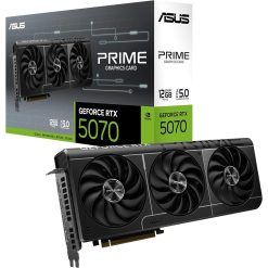 ASUS Prime GeForce RTX 5070 12GB GDDR7 SFF-Ready Gaming Graphics Card – PCIe 5.0, Dual BIOS, Axial-Tech Fans
