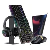 RGB Gaming Combo – Keyboard, Mouse, Headset & Mousepad