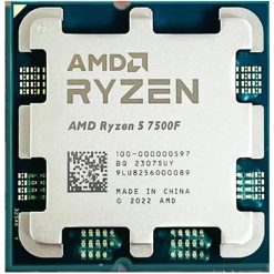 AMD Ryzen 5 7500F 6-Core 12-Thread 3.7GHz Desktop Processor, 5nm, 32MB Cache, AM5 Socket – Without Cooler (Tray Piece)
