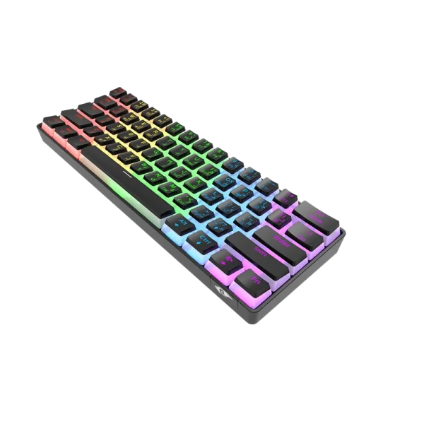 Spark SPK60-B RGB Gaming Keyboard Arabic & English Layout 2.4G Wireless & USB Type-C