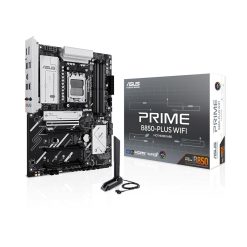ASUS Prime B850-PLUS WiFi ATX Motherboard AMD AM5 Ryzen 9000/8000/7000, DDR5, PCIe 5.0, 3x M.2, WiFi 6E, 2.5Gb LAN