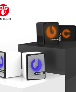 Alternative view of Fantech BEAT GS203-W Gaming Speaker with Jack & USB, RGB Lighting HIFI Subwoofer White