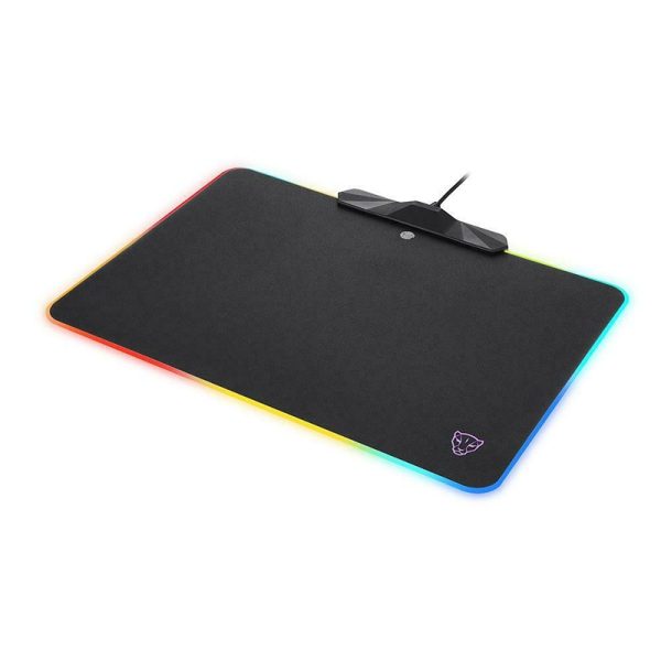 Motospeed P98 Medium Gaming Mouse Pad with RGB Lighting 350x252mm, Black - Image 2