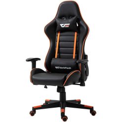 Alternative view of DarkFlash RC350 Gaming Chair Black/Orange Butterfly-Function Series, 24 Density Cotton Backrest & Seat Cushion, 160° Reclining, Iron Frame