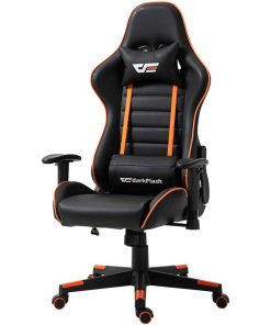 Alternative view of DarkFlash RC350 Gaming Chair Black/Orange Butterfly-Function Series, 24 Density Cotton Backrest & Seat Cushion, 160° Reclining, Iron Frame