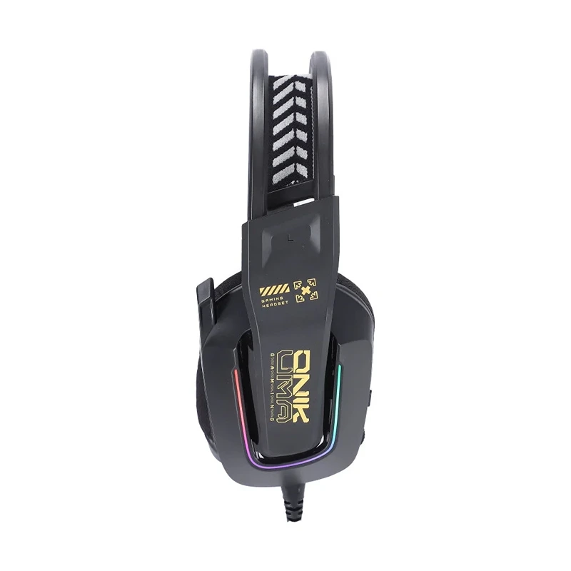 Onikuma X13 Wired Gaming Headset – Surround Sound, Noise Reduction Mic, RGB Lighting, Black - Image 2
