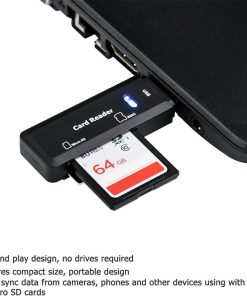 Alternative view of USB 3.0 Memory Card Reader Micro SD TF for PC, Laptop & Multi Devices High-Speed Card Adapter