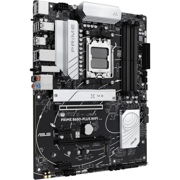 ASUS Prime B650-PLUS ATX Motherboard AMD AM5 Ryzen 9000/8000/7000, DDR5, PCIe 5.0, USB4, HDMI, DP, 2.5Gb LAN - Image 2
