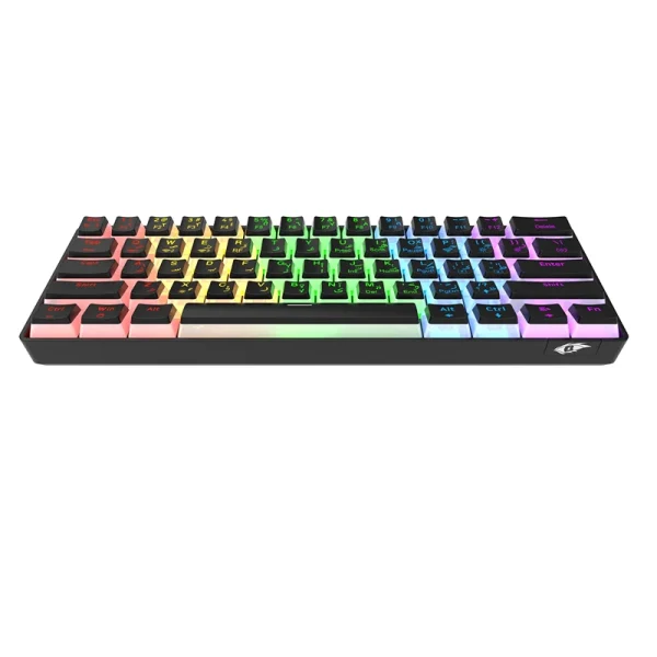 Spark SPK60-B RGB Gaming Keyboard Arabic & English Layout 2.4G Wireless & USB Type-C - Image 2