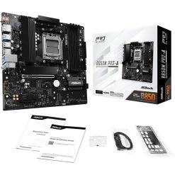 Alternative view of ASRock B850M Pro A Micro ATX Motherboard AMD AM5 Ryzen 9000/8000/7000, DDR5 8000+MHz, PCIe 5.0, WiFi 6E, 2.5G LAN