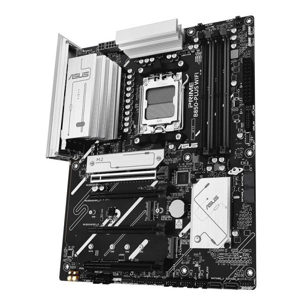 ASUS Prime B850-PLUS WiFi ATX Motherboard AMD AM5 Ryzen 9000/8000/7000, DDR5, PCIe 5.0, 3x M.2, WiFi 6E, 2.5Gb LAN - Image 2