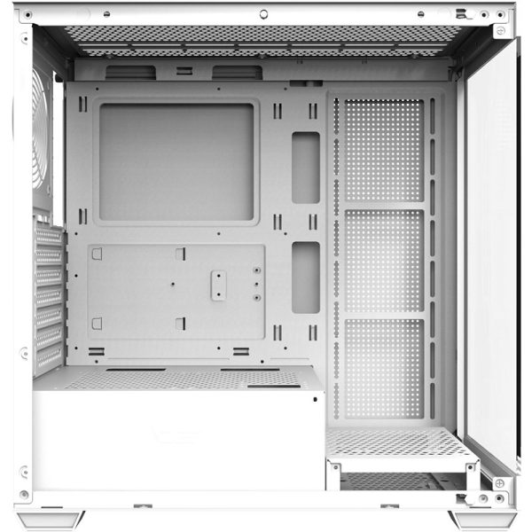 DarkFlash DS900 ATX PC Case White with 7x Pre-Installed aRGB Fans, Tempered Glass, 360mm Radiator & 10 Fan Support | DC-DS900-W-AE2 - Image 3