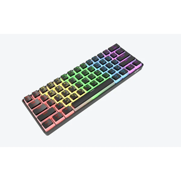 Spark SPK60-B RGB Gaming Keyboard Arabic & English Layout 2.4G Wireless & USB Type-C - Image 3
