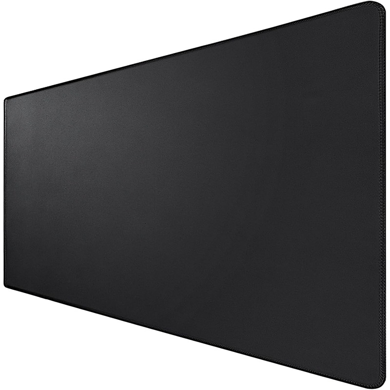 XXL Large Gaming Mouse Pad 31.5" x 15.7" Extended Desk Mat Non-Slip Rubber Base Waterproof Surface Stitched Edges for Gamers Office & Home Black