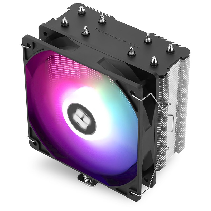 Thermalright Assassin X 120R SE V2 CPU Air Cooler 120mm RGB PWM Fan S-FDB Bearing 4×6mm Heat Pipes 1550RPM Compatible with Intel LGA 1851/1700/1200/115X and AMD AM4/AM5