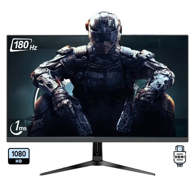 INNJOO T242 24-Inch FHD 1080P IPS Gaming Monitor 180Hz 1ms Adaptive Sync G-Sync Black