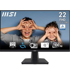 MSI Pro MP225 21.5-Inch FHD IPS Business & Gaming Monitor 100Hz 1ms Adaptive Sync 16.7M Colors
