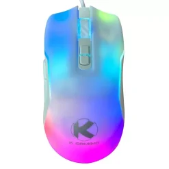 Alternative view of KGaming E‑GM128 AURA STRIKE RGB Wired Gaming Mouse – USB Interface, Up to 12,800 DPI, 1,000Hz Polling Rate