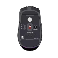 Alternative view of KGaming K03 Tri‑Mode Wireless Gaming Mouse – Wired/2.4GHz/Bluetooth Connectivity, 16,000 DPI, Lightweight 82.5 g (Yellow)