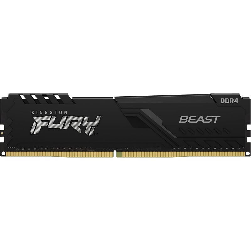Kingston FURY Beast 16GB (1x16GB) DDR4 3200MHz CL16 Dual Channel Desktop Memory – Black - Image 2