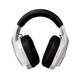Alternative view of KGaming K30 Wireless Gaming Headset – Tri‑Mode Connectivity, 7.1 Surround Sound, 1000 mAh Battery (Black & White)