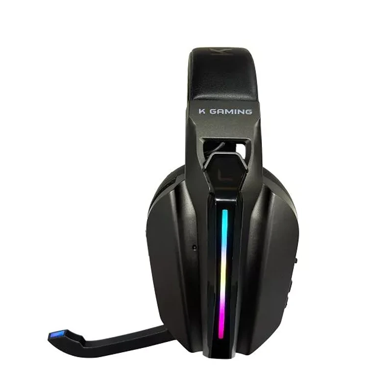 KGaming K30 Wireless Gaming Headset – Tri‑Mode Connectivity, 40 mm Drivers, 7.1 Surround, 1000 mAh Battery (Black) - Image 3
