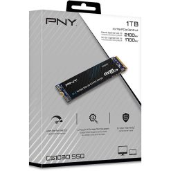 Alternative view of PNY CS1030 1TB M.2 NVMe PCIe Gen3 x4 Internal SSD, 2100MB/s Read, 1700MB/s Write