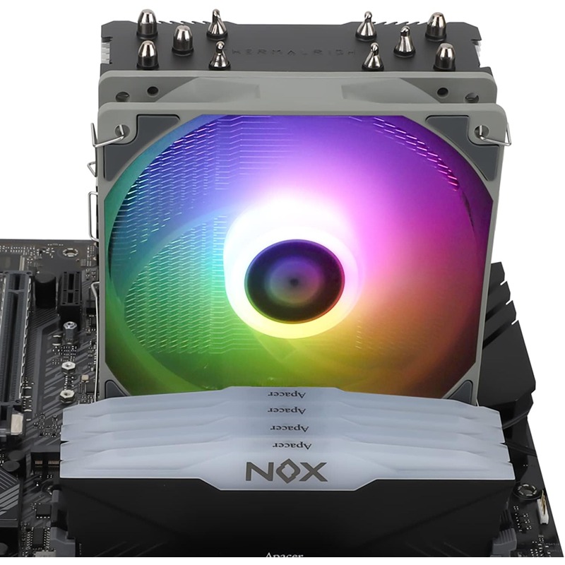 Thermalright Assassin King 120 SE ARGB CPU Cooler – 5 Heatpipes, TL‑C12C‑S PWM Fan, AMD & Intel Compatible, Black - Image 2