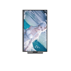 Alternative view of darkFlash S271FG 27" IPS Gaming Monitor – 180Hz Refresh Rate, 5ms Response, 100% sRGB, 90° Rotation, Low Blue Light – Black