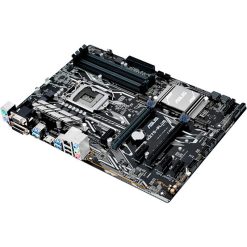 Alternative view of ASUS Prime H270-Plus CSM ATX Motherboard – Intel LGA1151 Socket, DDR4 64GB Support, Dual PCIe x16, M.2 Slot, CrossFire Ready – Black/Silver