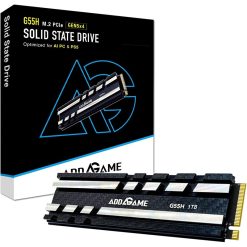 Addlink G55H 1TB PCIe 5.0 Gen5 NVMe M.2 SSD with Heatsink – Up to 10,200 MB/s, Game-Ready, Internal Storage for PC & PS5