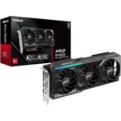 ASRock Radeon RX 9070 XT Challenger 16GB OC RDNA 4 Gaming Graphics Card PCIe 5.0 Triple Fan 2970MHz Boost 800W - Black