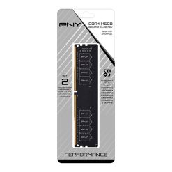 PNY Performance 16GB DDR4 3200MHz Desktop RAM CL22 UDIMM PC4-25600 1.2V Compatible 2666/2400/2133MHz MD16GSD43200-TB