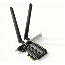 FENVI AX5400 WiFi 6E PCIe Wireless Card – Tri-Band 2.4G/5G/6GHz, MT7925 Chip, Bluetooth 5.3, Low-Profile Adapter for Gaming, Streaming & Windows 10/11, WPA3 Secure
