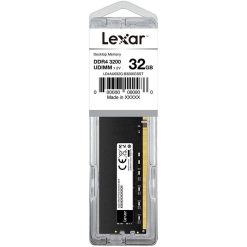 Lexar 32GB (1x32GB) DDR4 3200MHz UDIMM Desktop Memory – High-Performance RAM for PCs
