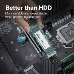 Crucial E100 1TB NVMe SSD PCIe Gen4 M.2 2280 Up to 5000MB/s High-Speed Storage