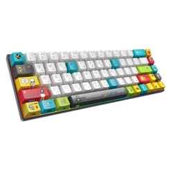حزمة ألعاب KGaming ‏4 في 1‏ KMP-04، لوحة مفاتيح ألعاب وفأرة وسماعة رأس ولوحة فأرة بإضاءة RGB وUSB باللون الأسود