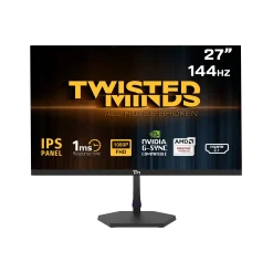 Twisted Minds ECO SERIES 27” FHD, 144hz, 1MS, HDMI 2.1 & DP 1.4 Gaming Monitor | TM27FHD144IPS