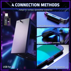 Buy Attack Shark L80 Pro Wireless Gaming Headset in Bahrain | Tri-Mode 2.4GHz, Bluetooth 5.3 & Wired