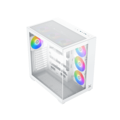 Xigmatek Aqua V Air Arctic White ATX Gaming Case with 7 ARGB Fans & Tempered Glass | Bahrain