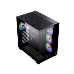 Xigmatek AQUA V Air ATX Gaming Case with Dual Tempered Glass & 360mm Radiator Support | Bahrain