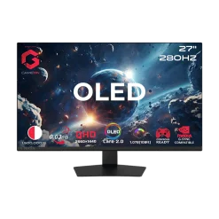 GAMEON GO27QDOLD280 Signature X Series 27" OLED QHD, 280Hz, 0.03ms, HDMI 2.1, Gaming Monitor (Supports PS5) - Black