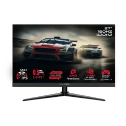 Buy GAMEON GOSX27B 27" Dual Switch Gaming Monitor in Bahrain – 4K UHD 160Hz / FHD 320Hz, Fast IPS, HDMI 2.1, 0.5ms, PS5 Compatible