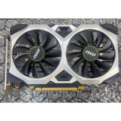MSI GeForce GTX 1660 VENTUS XS 6G OC (مستعملة) | ذاكرة GDDR5 بسعة 6 جيجابايت، 192 بت | تردد تعزيز 1830 ميجاهرتز | بطاقة رسومات للألعاب بدقة 1080p بمروحتين
