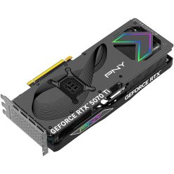 بطاقة PNY NVIDIA GeForce RTX 5070 Ti EPIC-X RGB™ OC | ذاكرة GDDR7 بسعة 16 جيجابايت، ناقل 256 بت | سرعة 28 جيجابت/ثانية | بطاقة رسومات بثلاث مراوح وواجهة PCIe 5.0