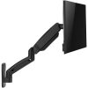 GAMEON GO-5015 Spring-Assisted Wall Mounted Single Monitor Arm for 17"–32" Displays, Up to 9KG, Built-in Tension Mechanism - Black