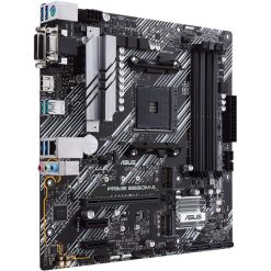 اللوحة الأم ASUS Prime B550M-A mATX AM4 | PCIe 4.0، فتحتا M.2، DDR4 بسرعة 4600+ MT/s (OC) | جاهزة لمعالجات AMD Ryzen 5000