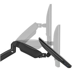 GAMEON GO-5015 Spring-Assisted Wall Mounted Single Monitor Arm for 17"–32" Displays, Up to 9KG, Built-in Tension Mechanism - Black